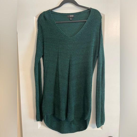 a.n.a. Green Long Women’s Sweater Size Medium - Picture 1 of 2
